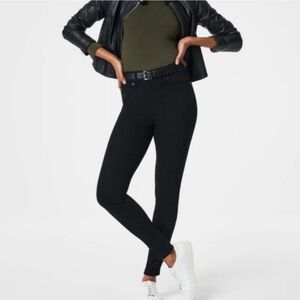 Spanx Ankle Skinny Jeans Size 3X petite Style 20278Q in Clean Black Color‎